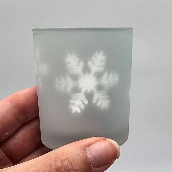 Holiday-Themed Votive Candle Holders Set Of 6 Gold Red Green White Copper Design - Picture 8 of 12